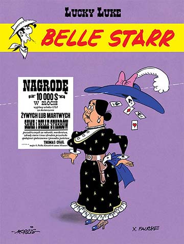 Lucky Luke tom 64: Belle Starr okładka