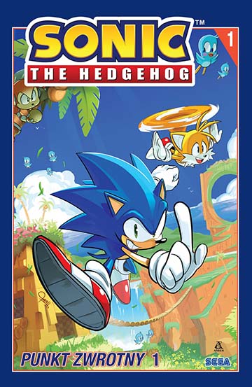 Sonic the Hedgehog tom 1: Punkt zwrotny okładka