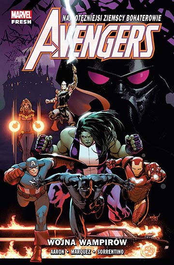 Avengers tom 3: Wojna Wampirów okładka
