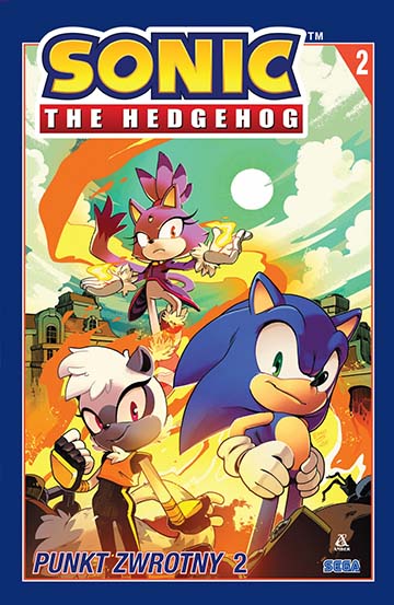 Sonic The Hedhod tom 2: Punkt zwrotny 2 okładka