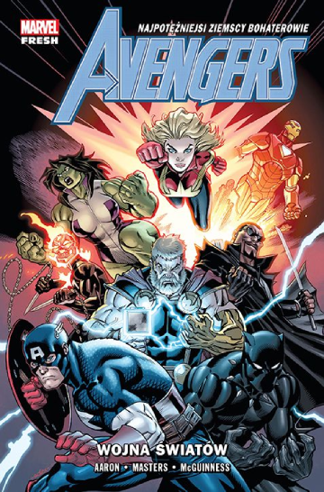 Avengers tom 4: Wojna Światów okładka