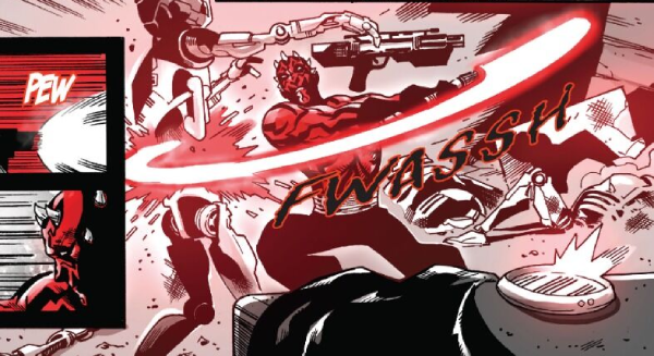 komiks Darth Maul - Czerń, biel i czerwień