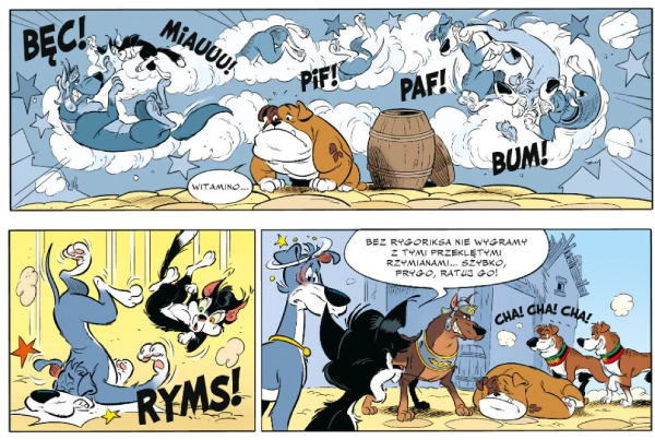 Idefiks i Nieugięci Tom 8: W pogoni za zielonym flakonem komiks